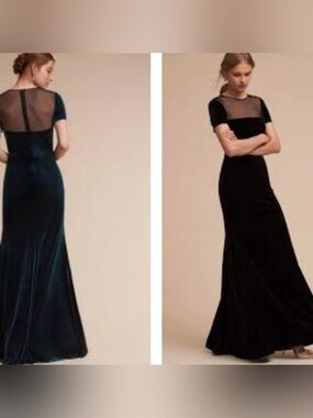 BHLDN | Dresses | Bhldn Selma Halterneck Satin Maxi Dress Navy Blue Size 2  | Poshmark